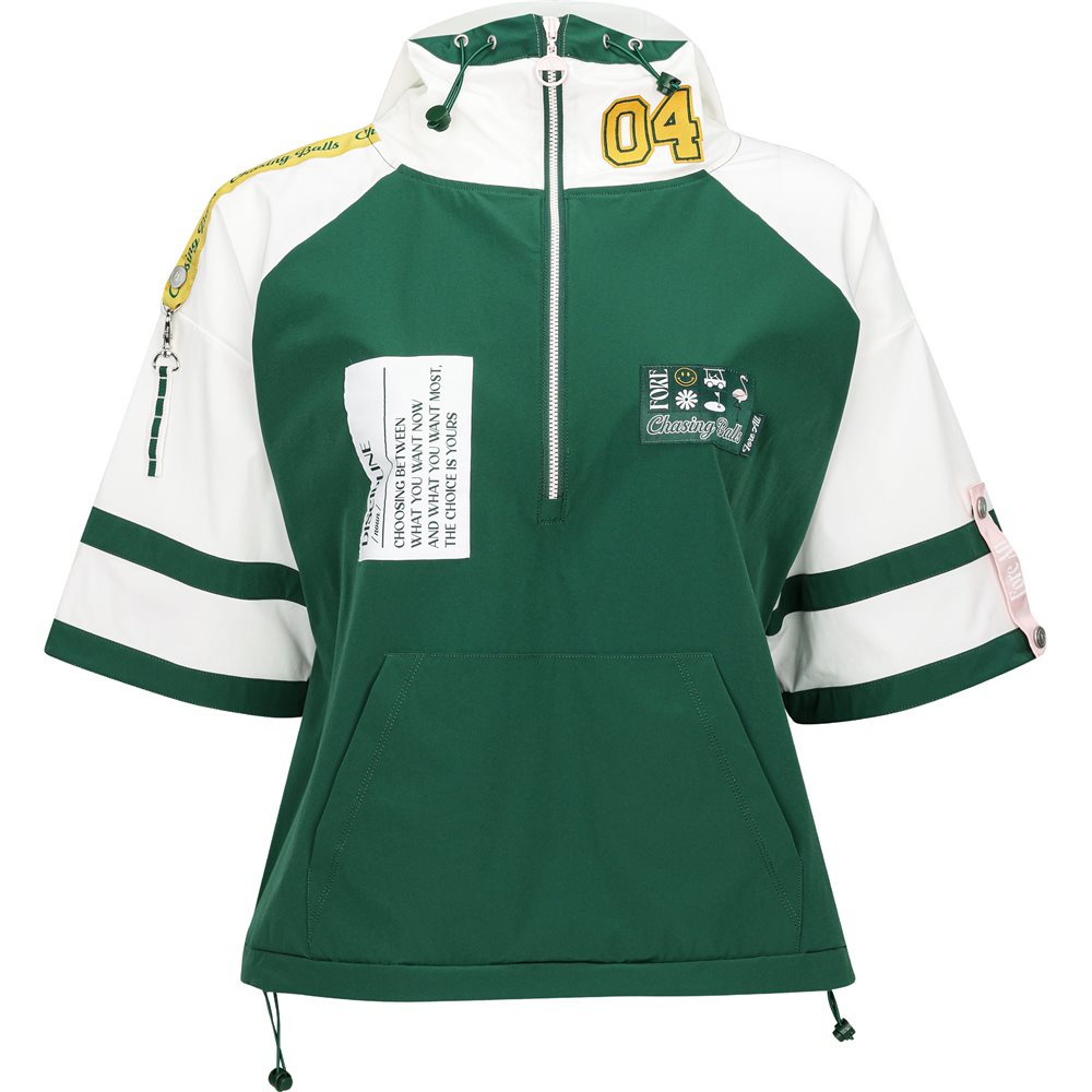 Women's Brandi Short Sleeve 1/2 Zip Hoodie