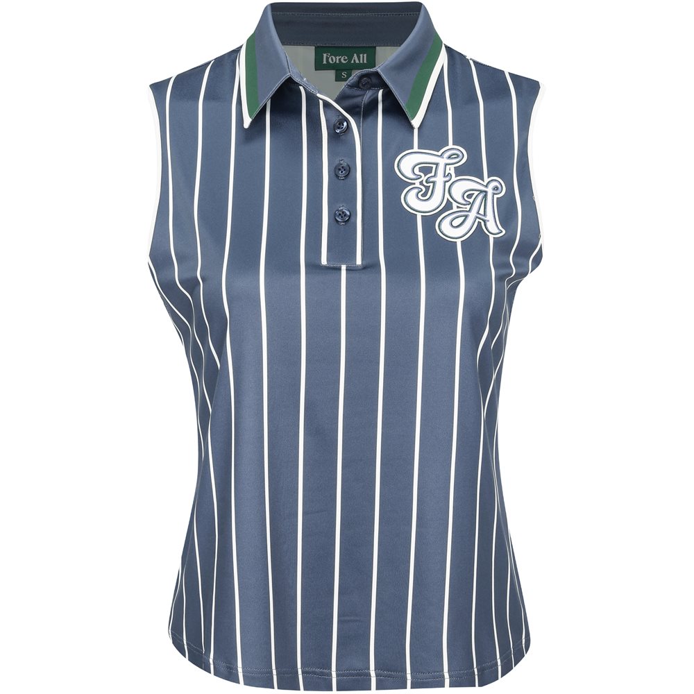 Women's Moore Sleeveless Polo - Striped