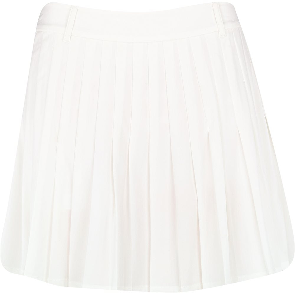 Women's 4-Way Stretch Poly Woven Pleated Skirt