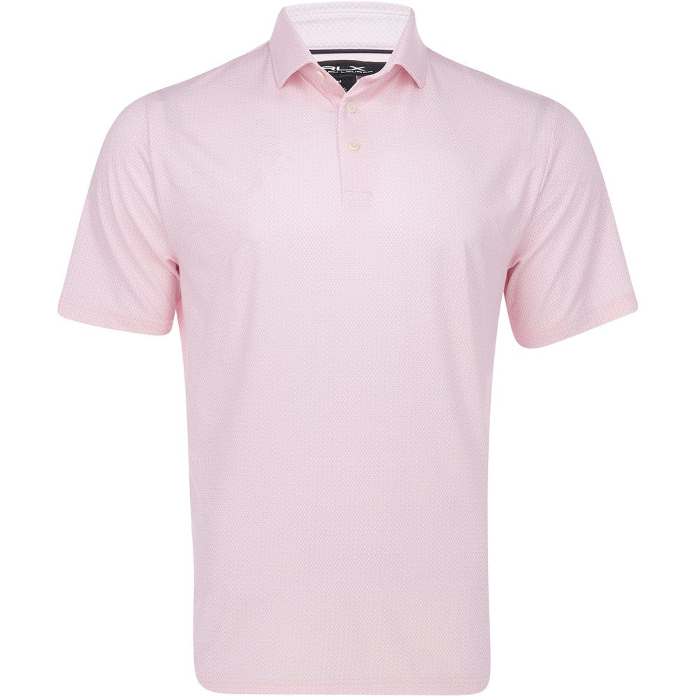 Lightweight Airflow Cross Club Print Polo