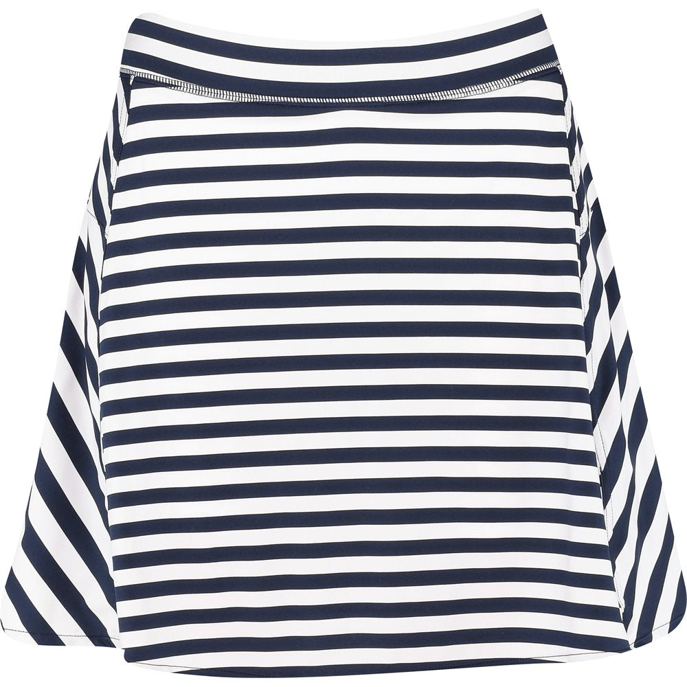 Women's Lightweight Airflow High Waist 16" White Stripe Skirt