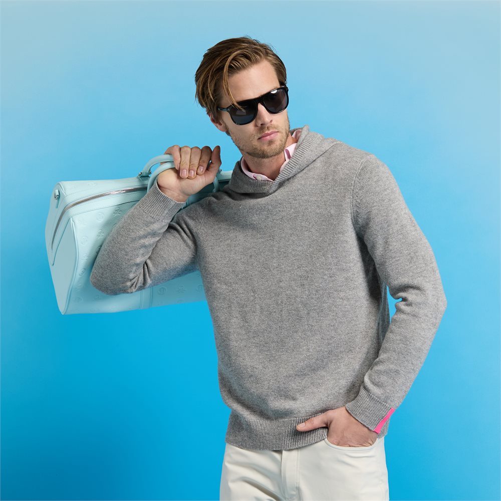 Washable Cashmere Hooded Sweater