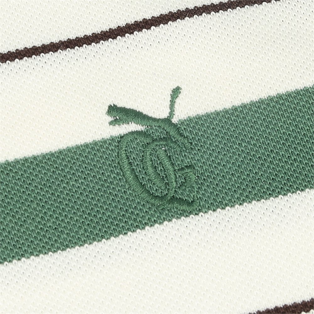 x Quiet Golf Sunday Stripe Polo