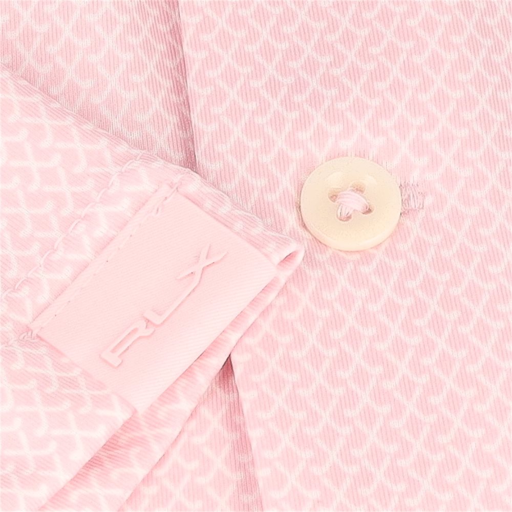 Lightweight Airflow Cross Club Print Polo