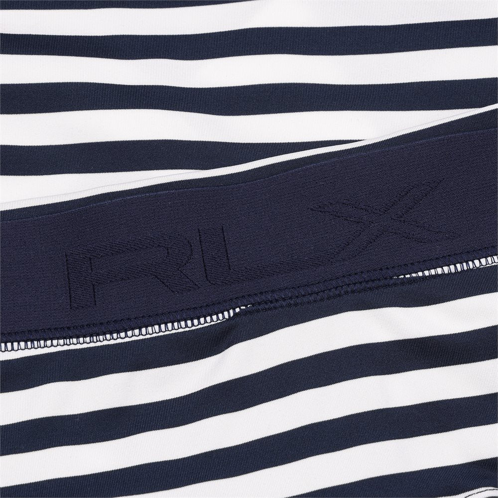 Women's Lightweight Airflow High Waist 16" White Stripe Skirt