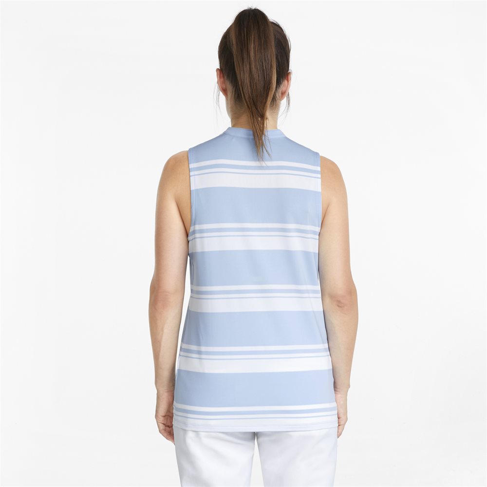 Women's CLOUDSPUN Valley Stripe Sleeveless Polo