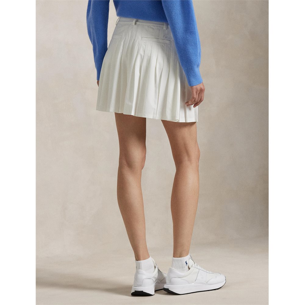 Women's 4-Way Stretch Poly Woven Pleated Skirt