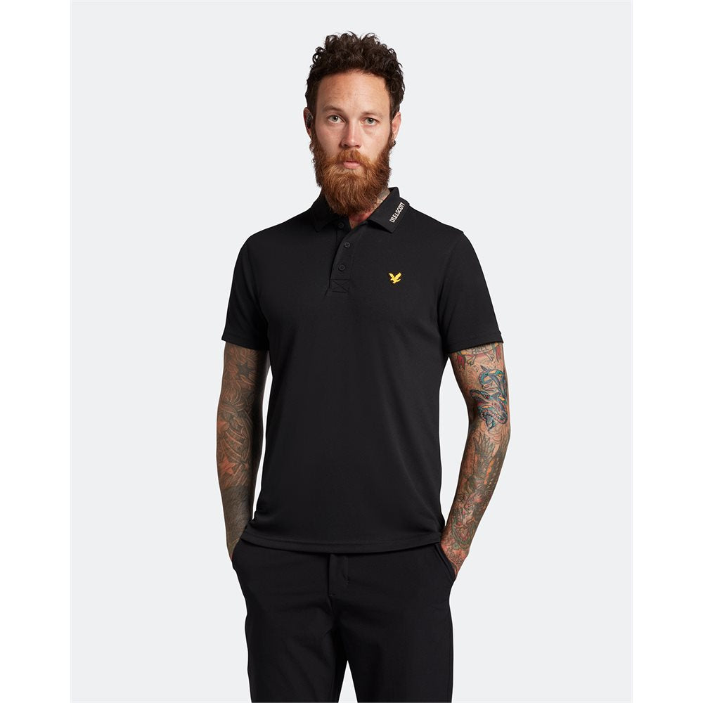 Tech Collar Logo Polo