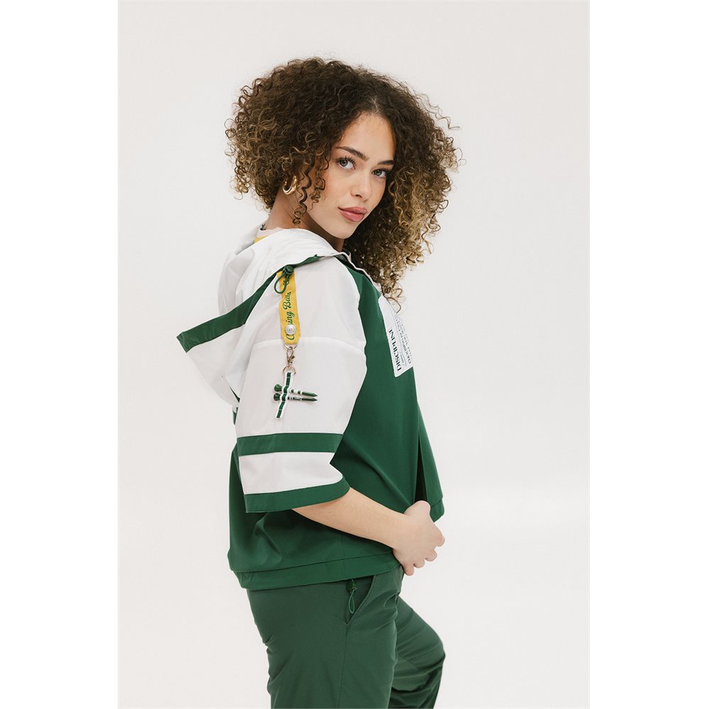 Women's Brandi Short Sleeve 1/2 Zip Hoodie