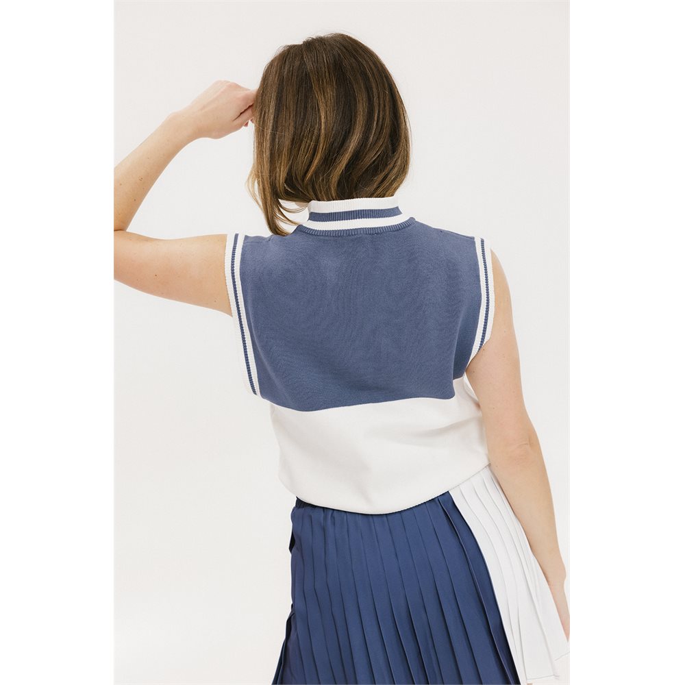 Women's Fore Sleeveless Mock Neck Sweater