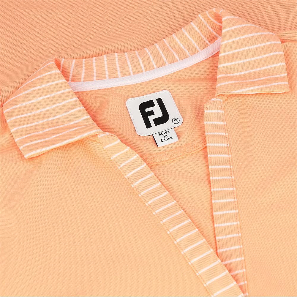 Women's Sleeveless Open Placket Polo - Fairway Styles