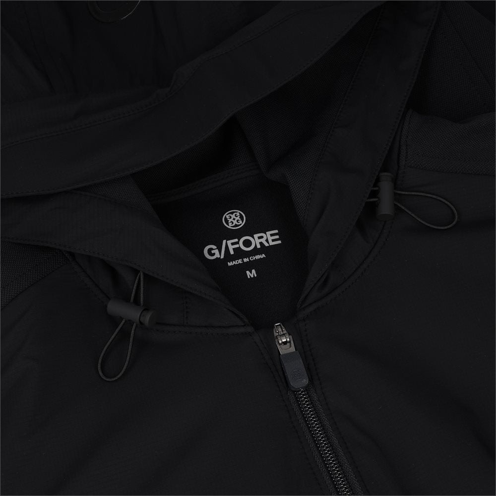 Wind Control Double Knit Pique Hooded Jacket