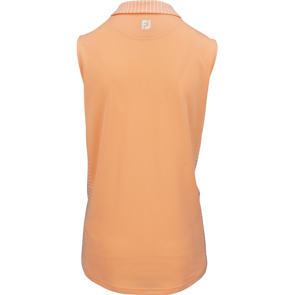 Women's Sleeveless Open Placket Polo - Fairway Styles