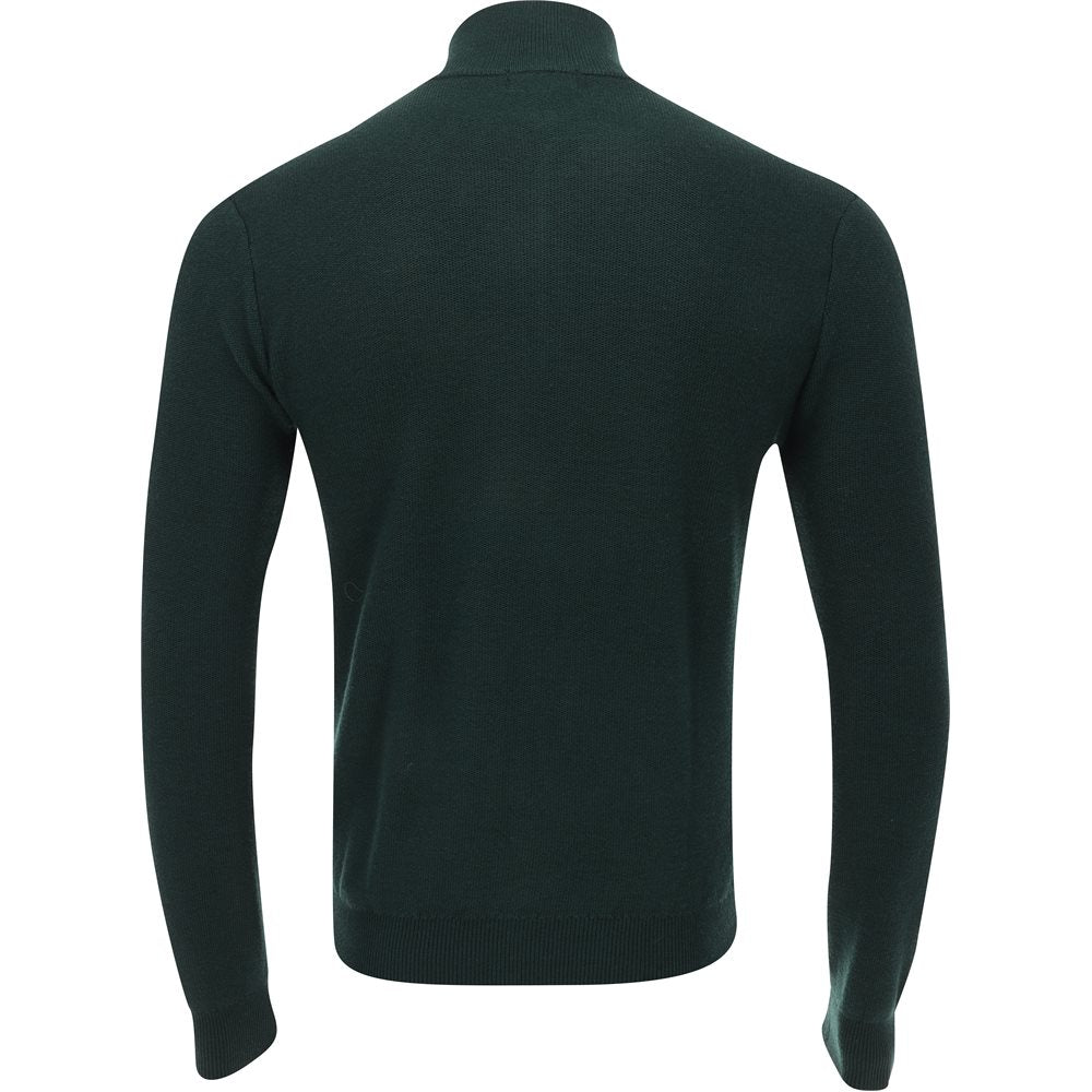 Owl Mesh Knit 1/4 Zip Midlayer