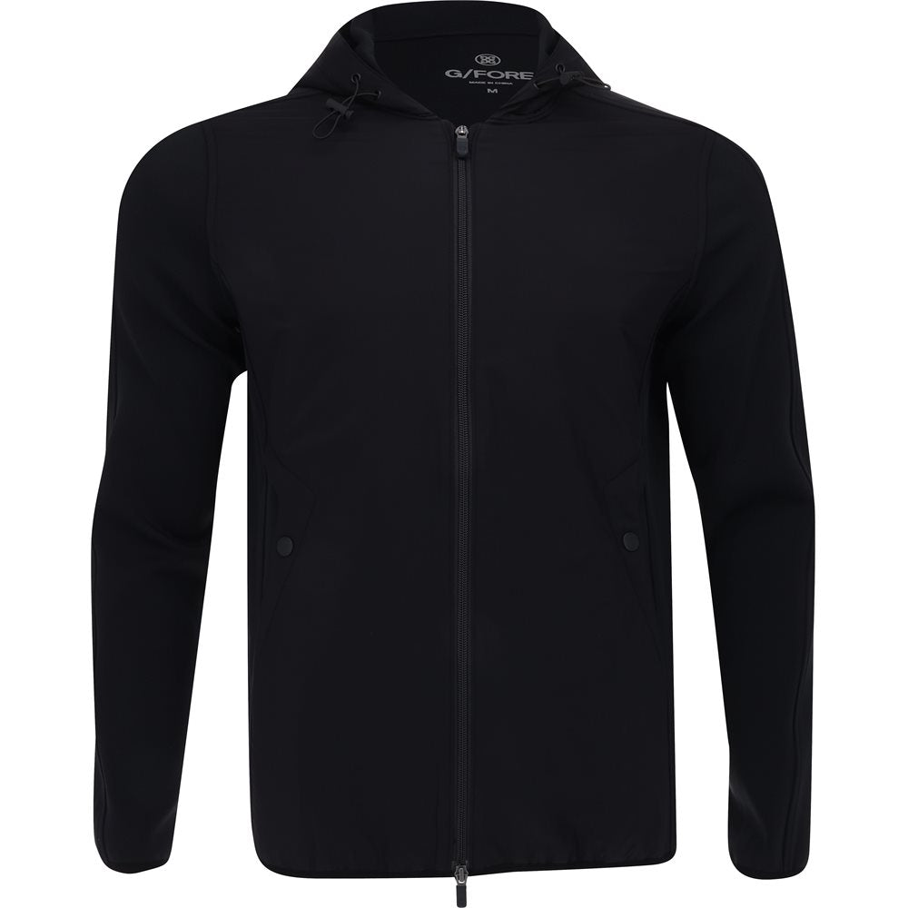 Wind Control Double Knit Pique Hooded Jacket