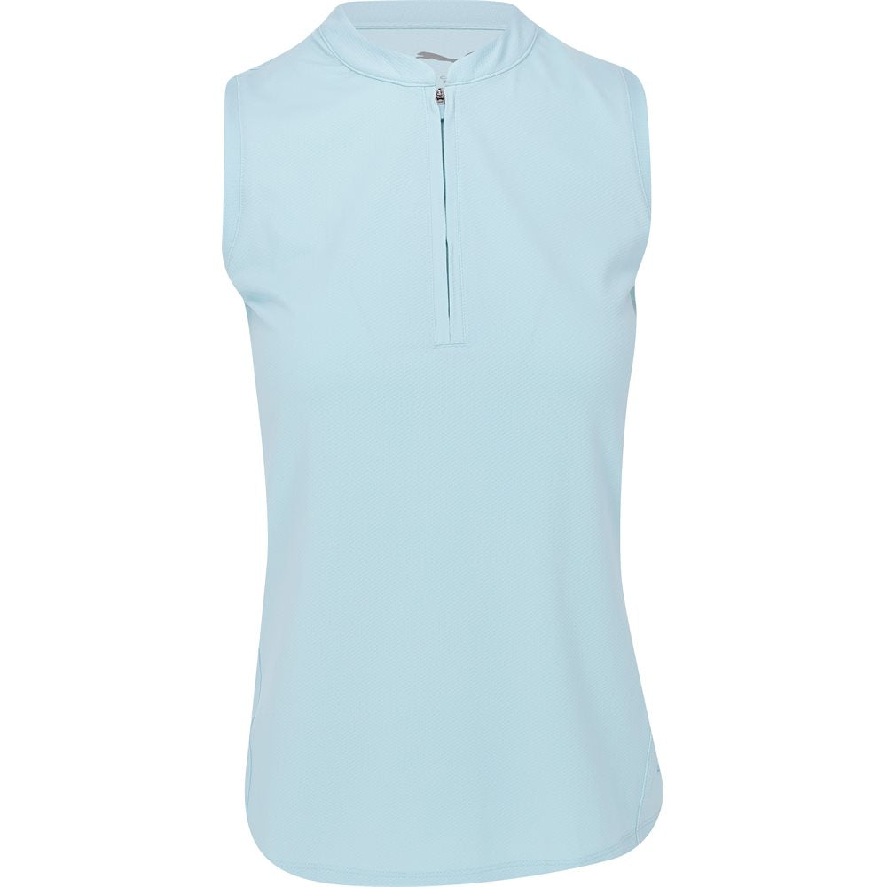Women's Aerlon Sleeveless 1/4 Zip Blade Collar Polo