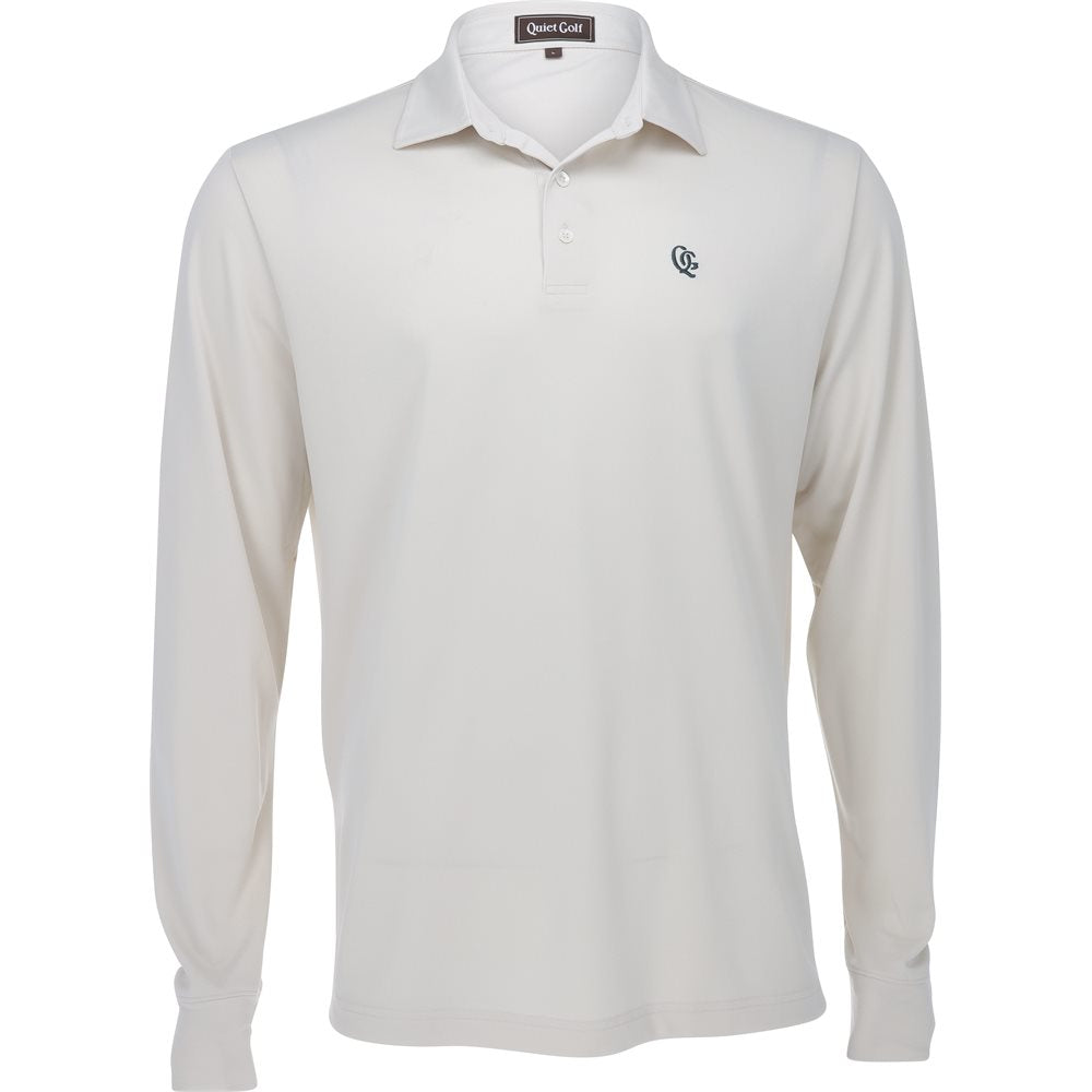 Monogram Long Sleeve Polo