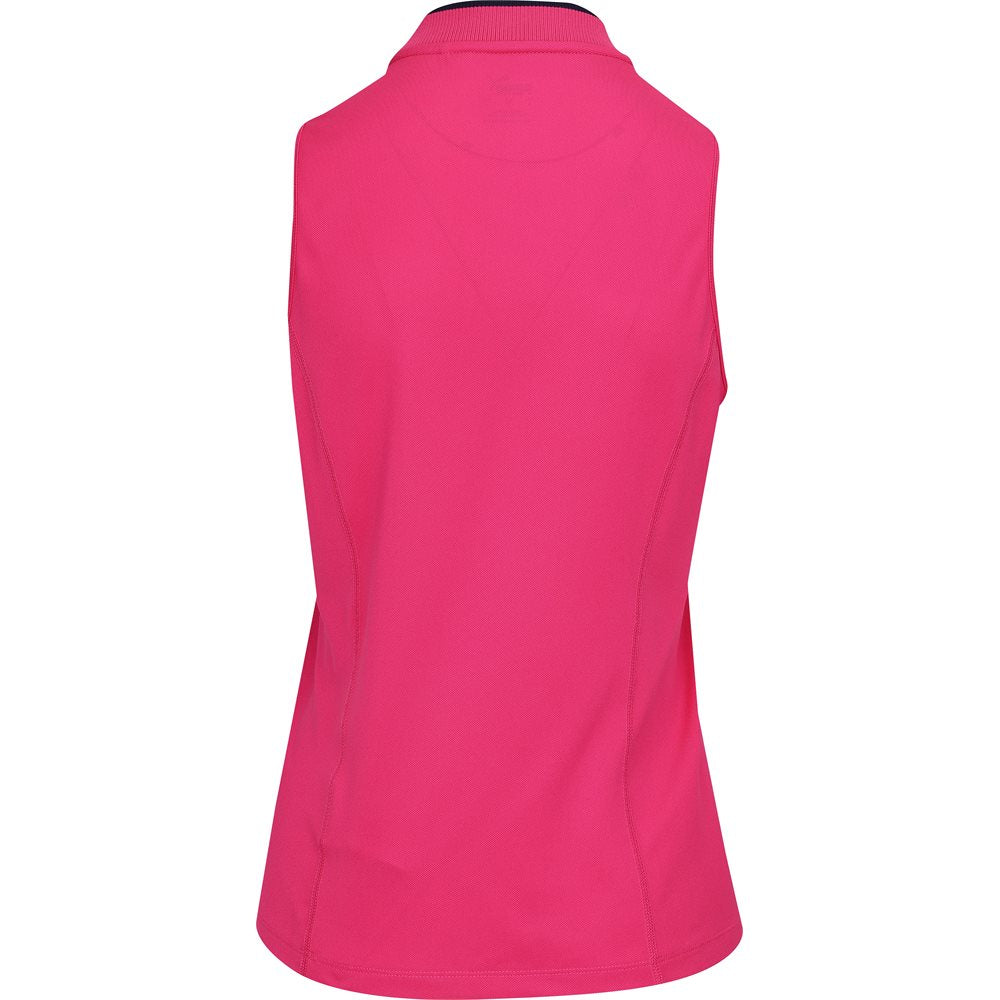 Women's Range Pique Sleeveless Golf Polo
