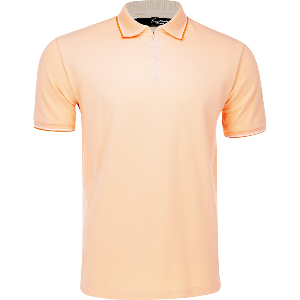 Zip Placket Fine Pique Polo