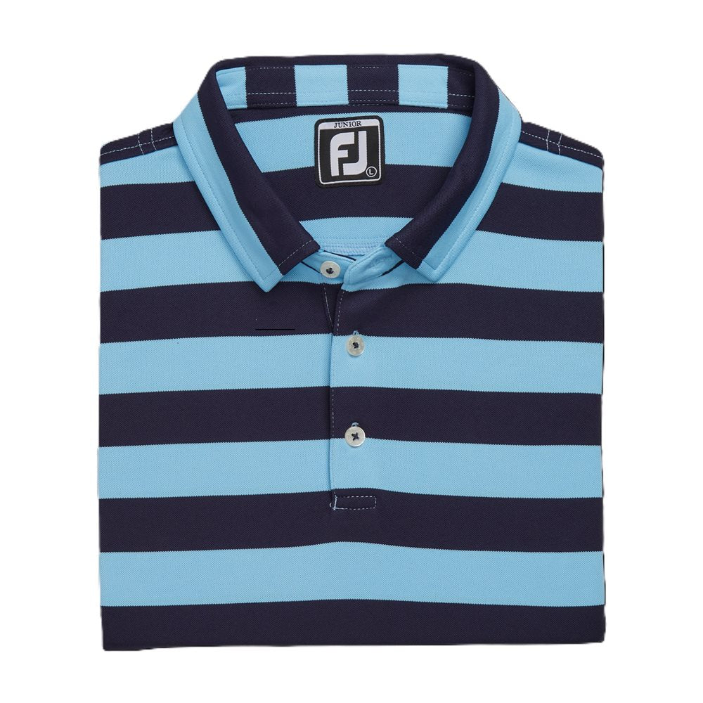 Juniors' Rugby Stripe Pique Polo - Previous Season