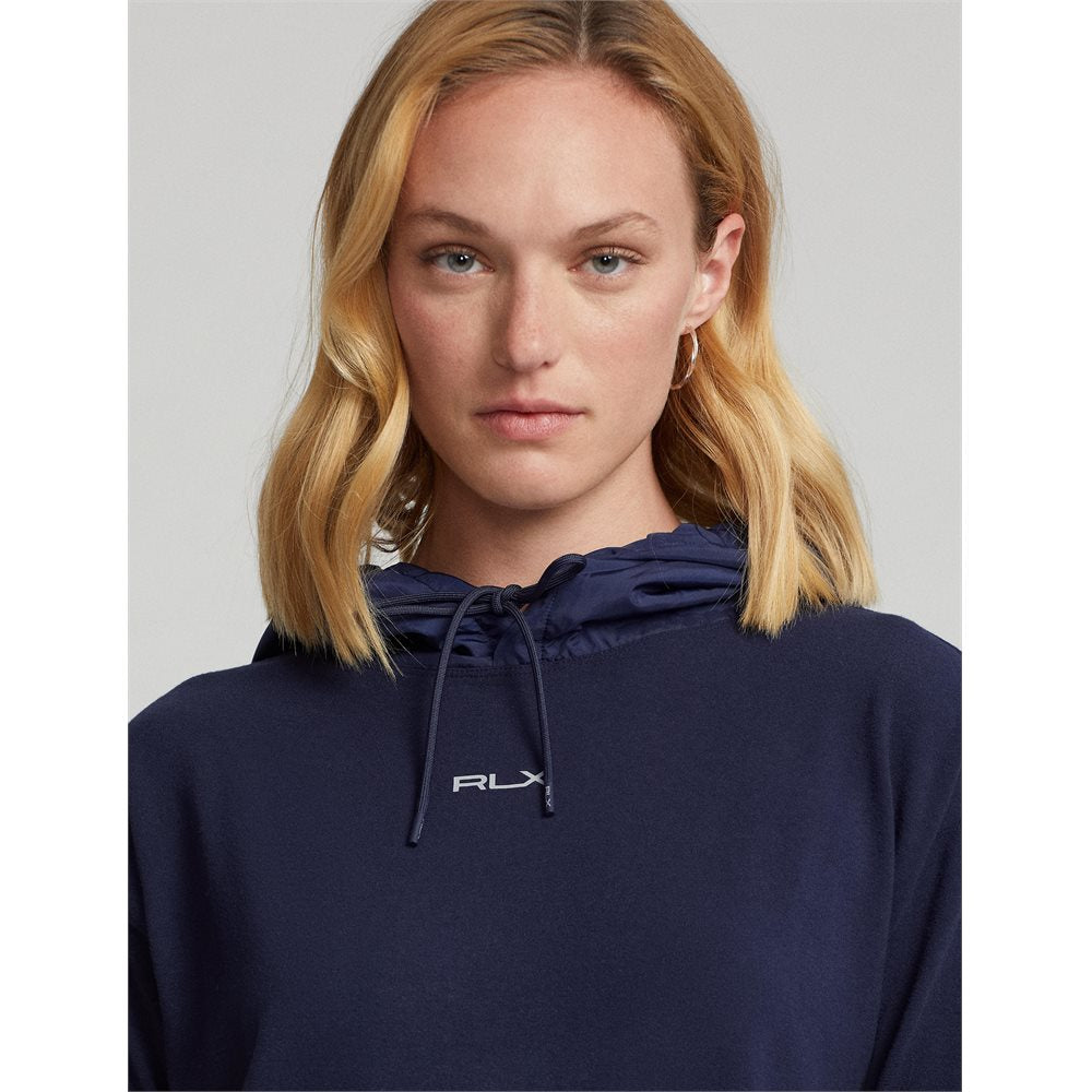 Women's Cloud Fleece Hoodie Nylon Pocket Sweatshirt