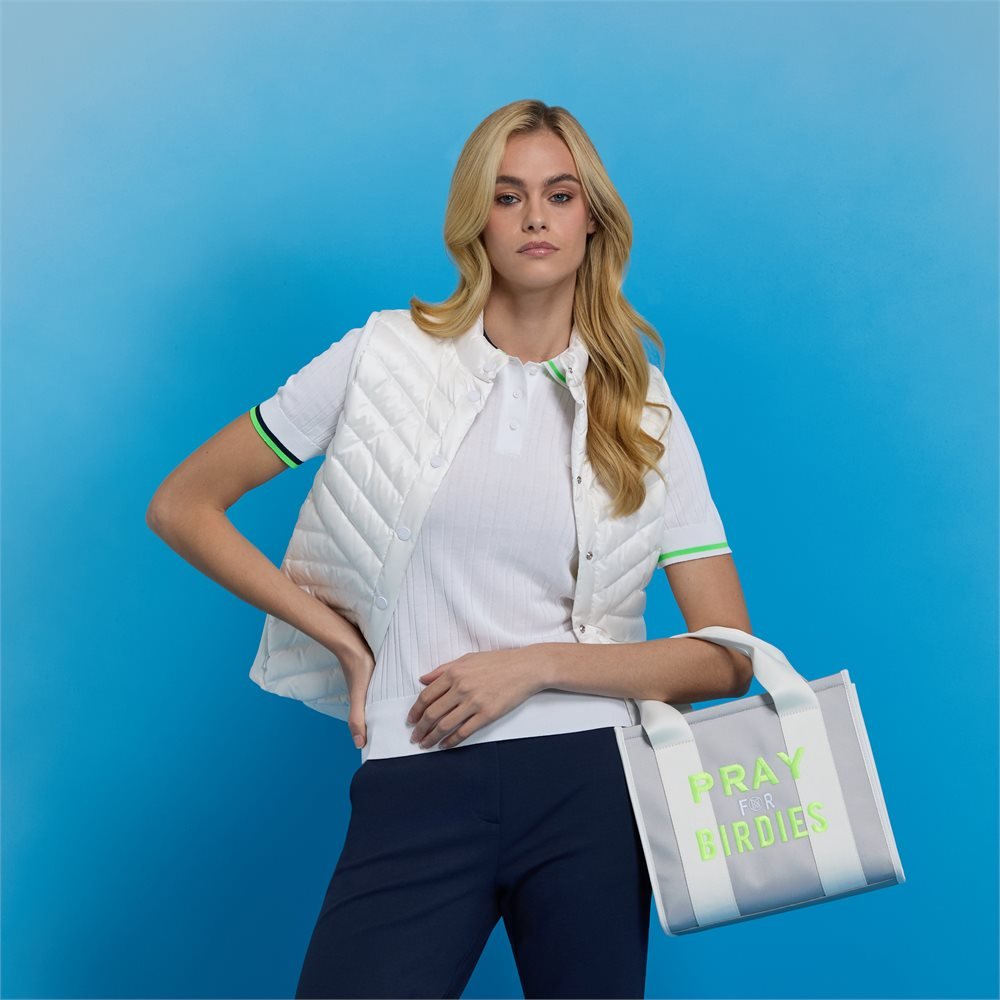 Women's Ribbed Cotton Blend Sweater Polo - Fairway Styles