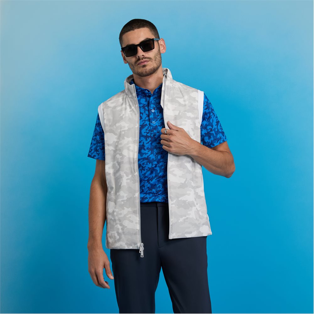 Mapped Icon Camo Tech Jersey Polo