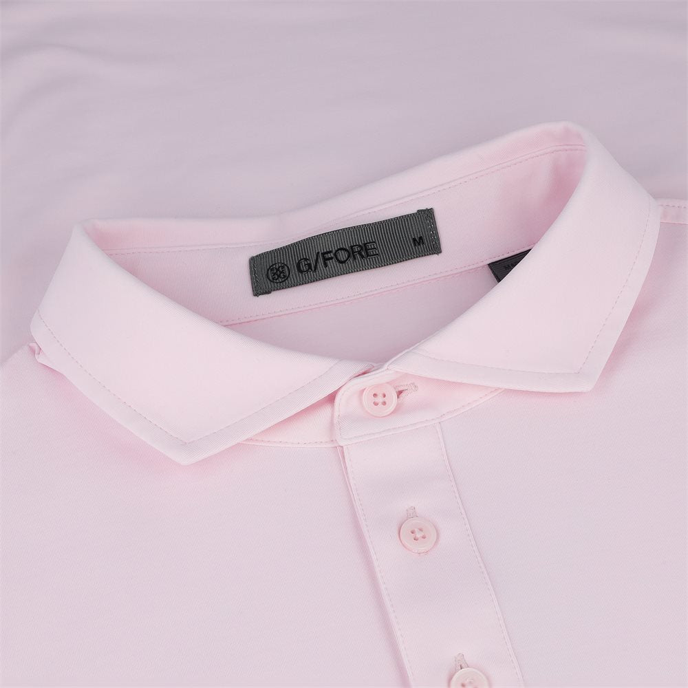 Rib Gusset Melange Ice Nylon Polo