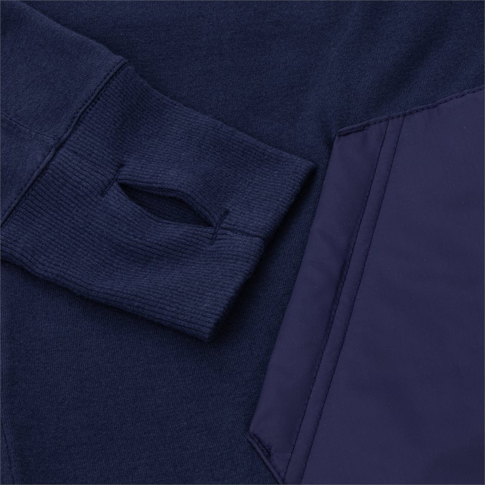 Women's Cloud Fleece Hoodie Nylon Pocket Sweatshirt