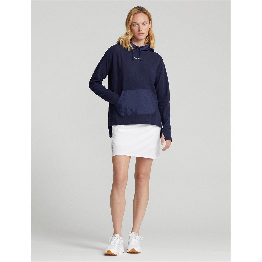 Women's Cloud Fleece Hoodie Nylon Pocket Sweatshirt