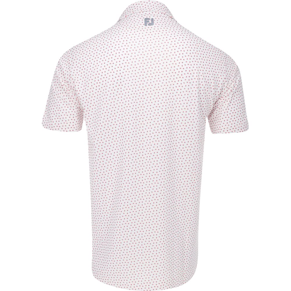 Bounce Print Pique Polo - Previous Season