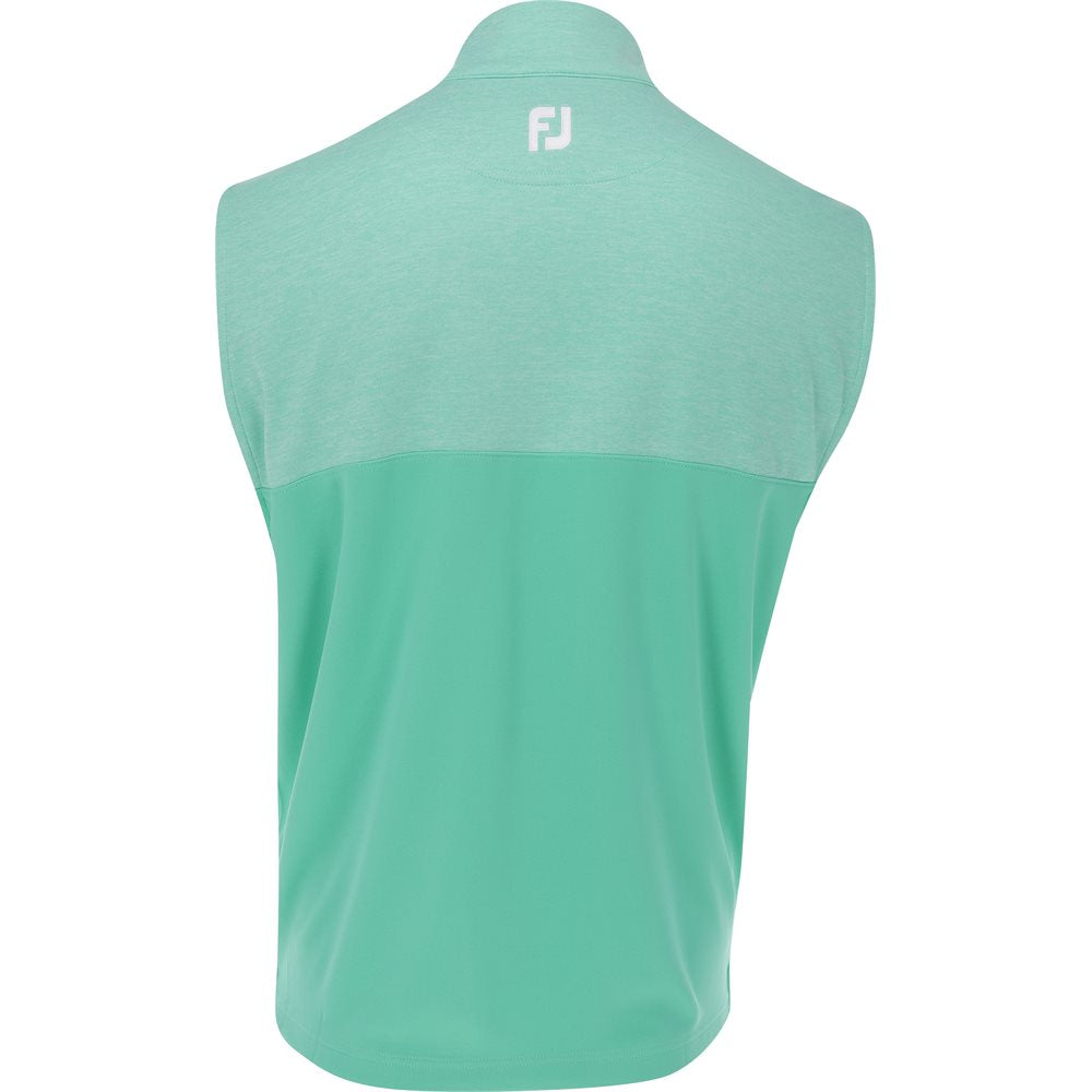 Tour Logo Heather Yoke 1/2 Zip Vest