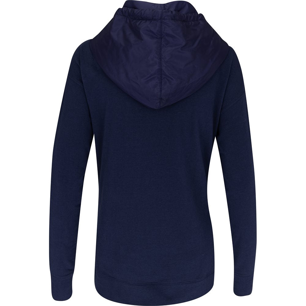 Women's Cloud Fleece Hoodie Nylon Pocket Sweatshirt