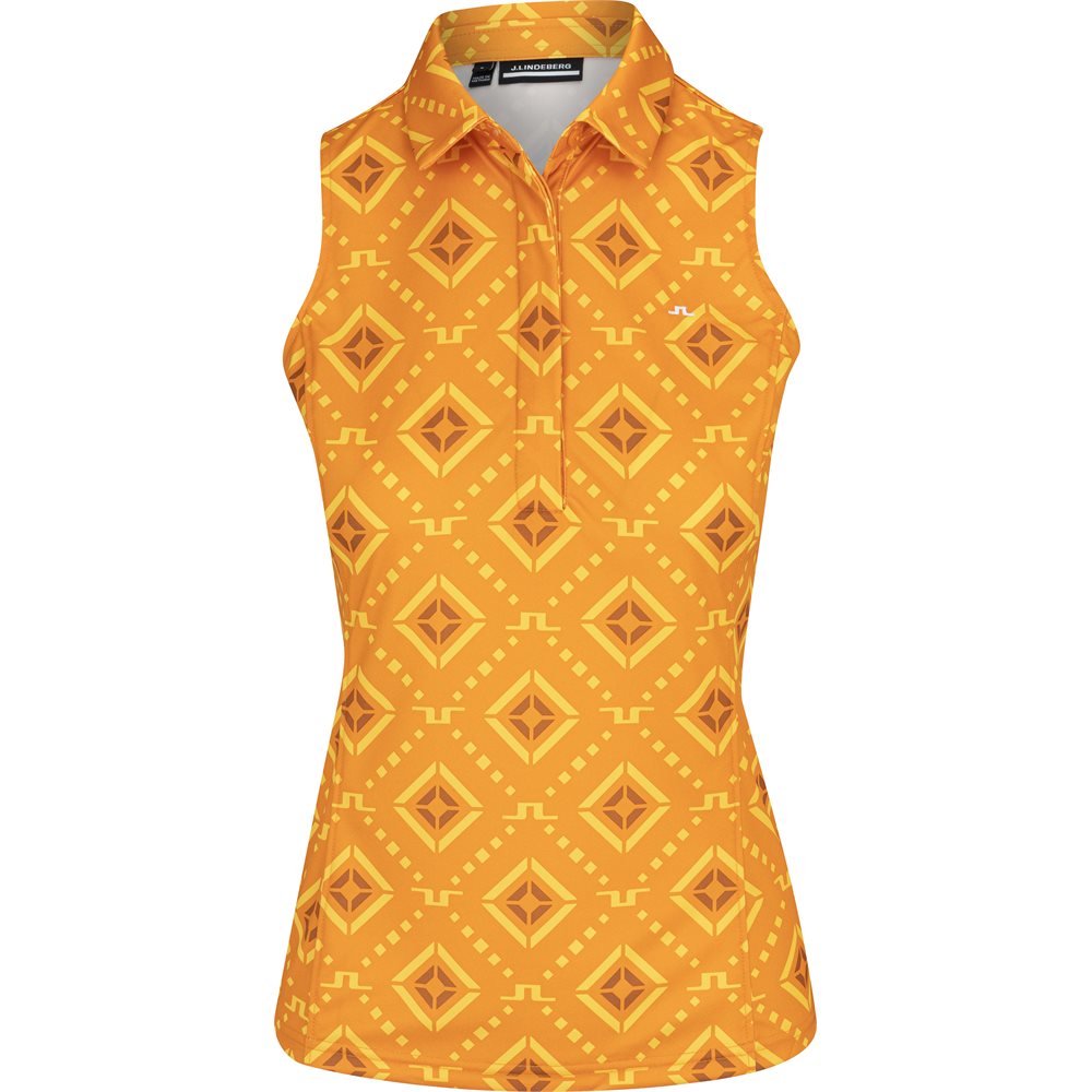 Women's Dena Print Sleeveless Polo