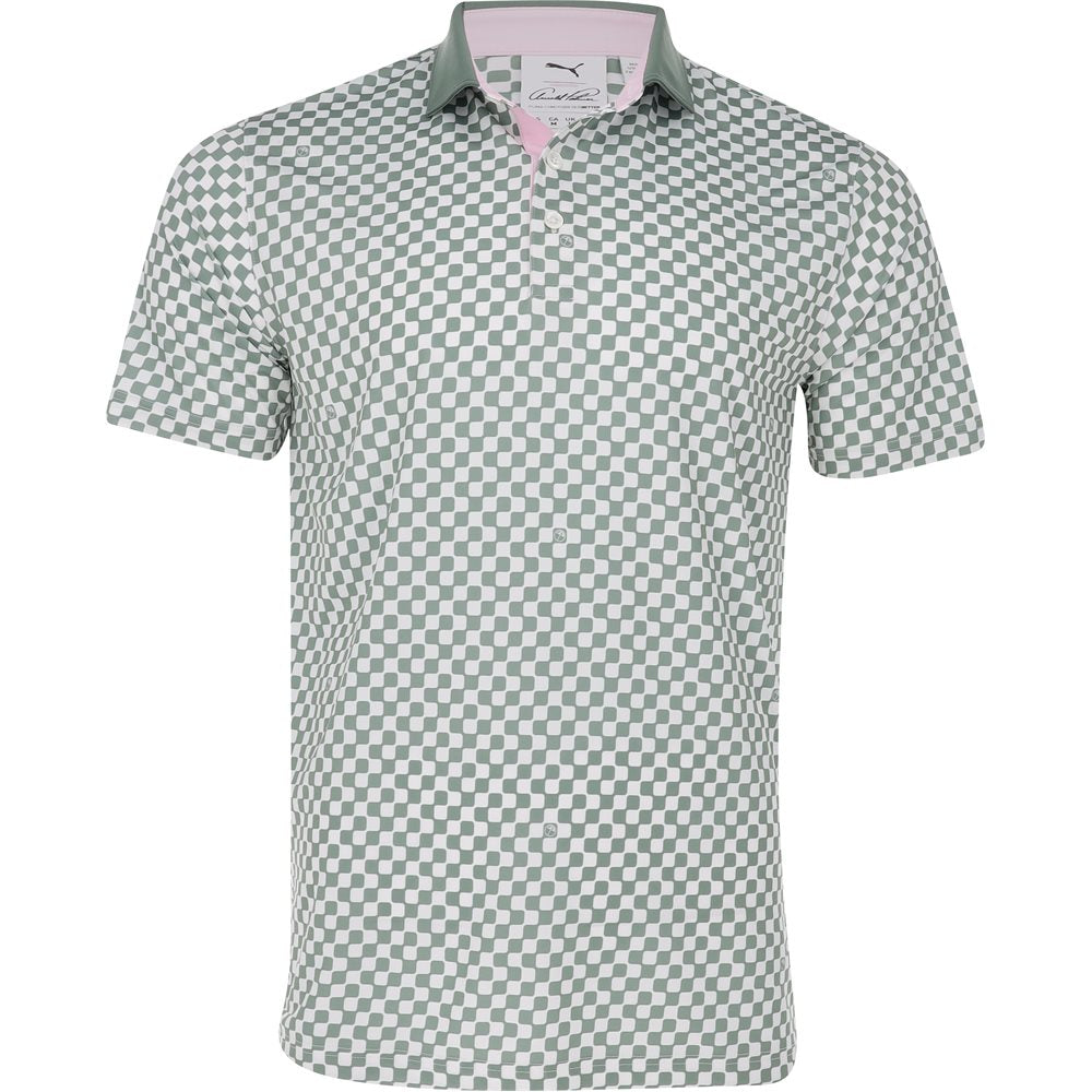 PUMA x Arnold Palmer MATTR Checkered Polo