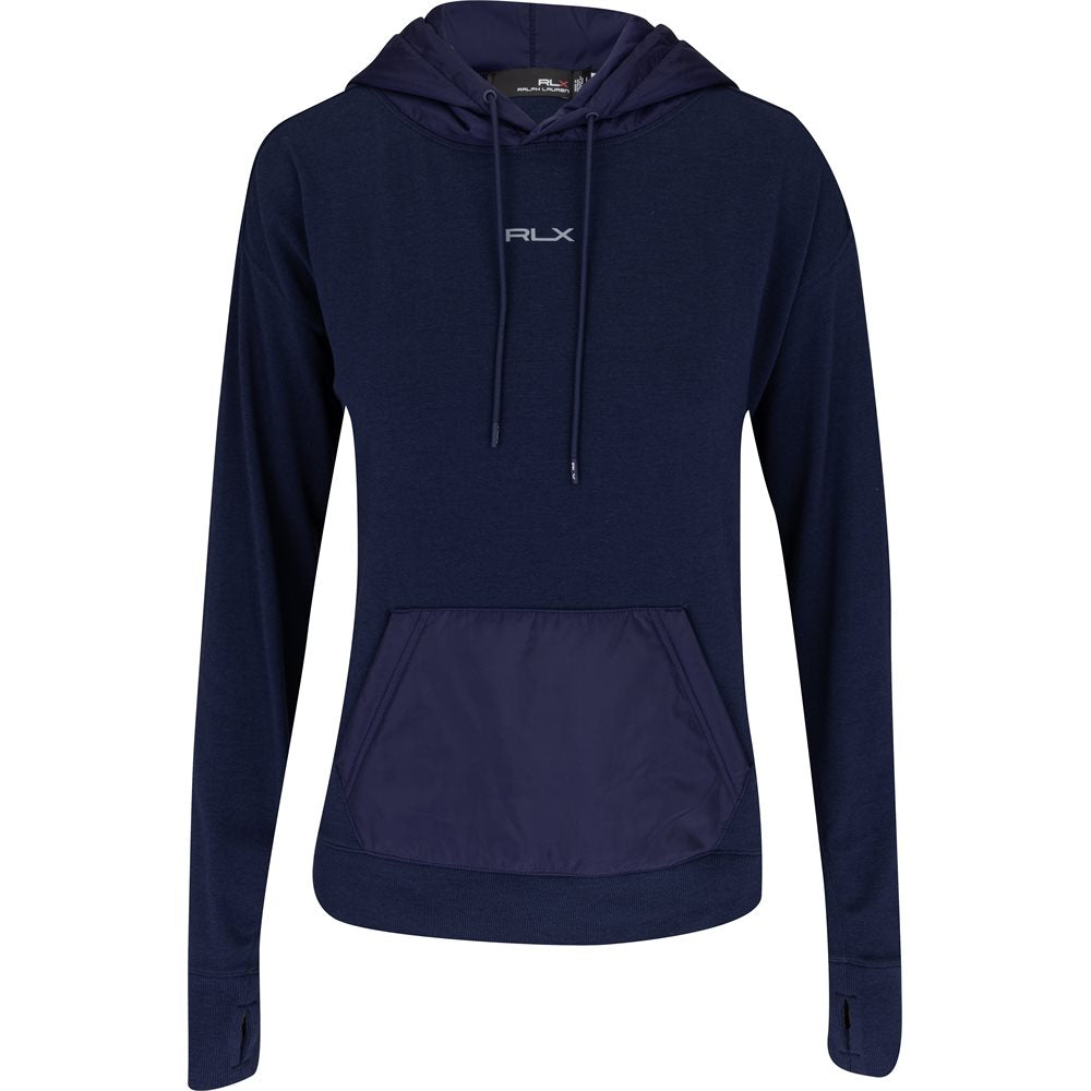 Women's Cloud Fleece Hoodie Nylon Pocket Sweatshirt