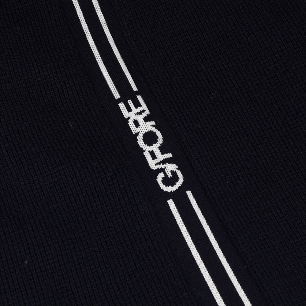 Waffle Stitch Merino Wool Hooded Sweater