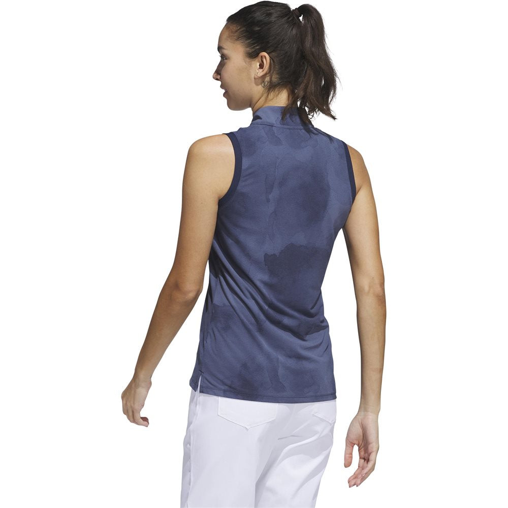 Women's Ultimate365 Tour Sleeveless 1/2 Zip Blade Collar Polo