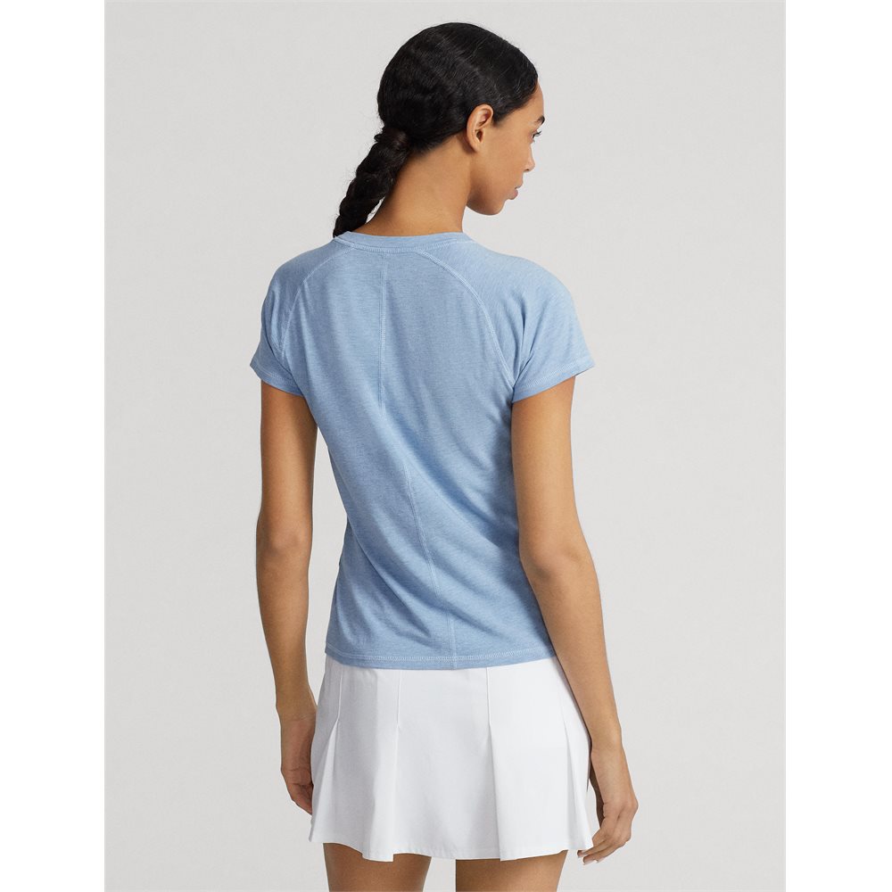 Women's Short Sleeve Soft Pima Stretch Knit Shirt