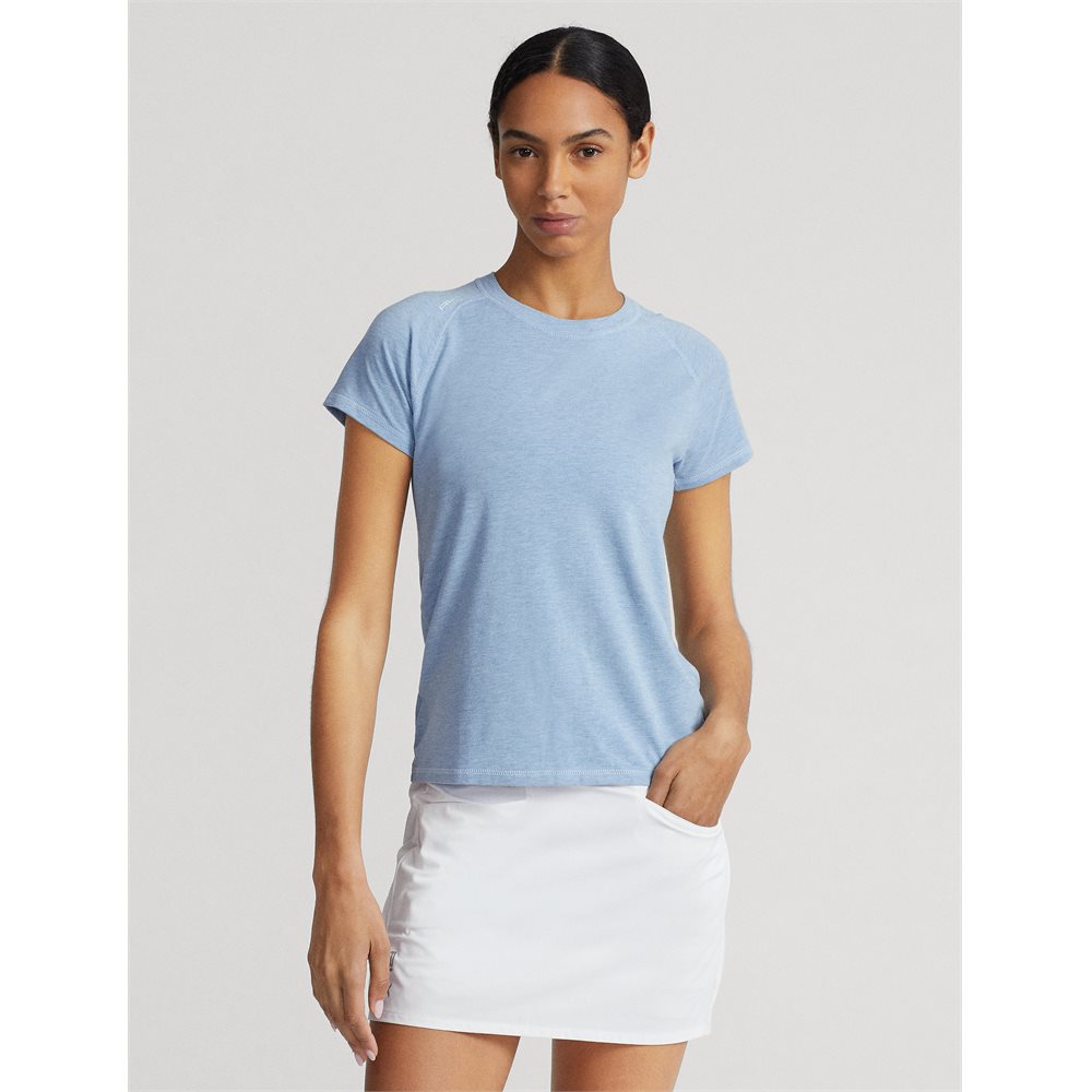 Women's Short Sleeve Soft Pima Stretch Knit Shirt