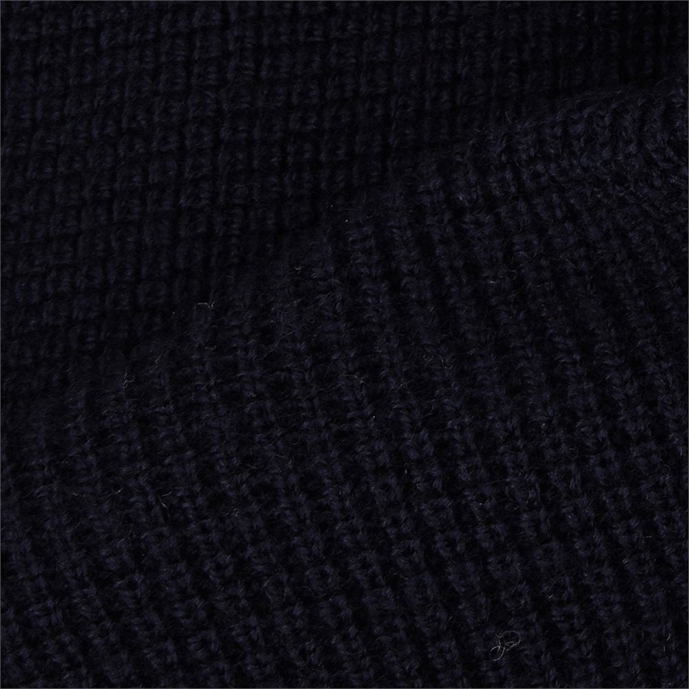 Waffle Stitch Merino Wool Hooded Sweater