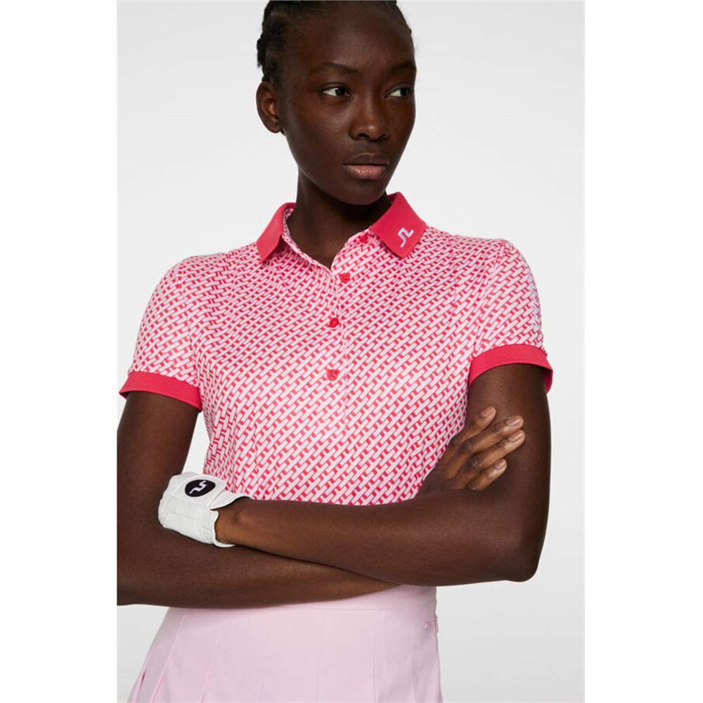 Women's Tour Tech Print Polo