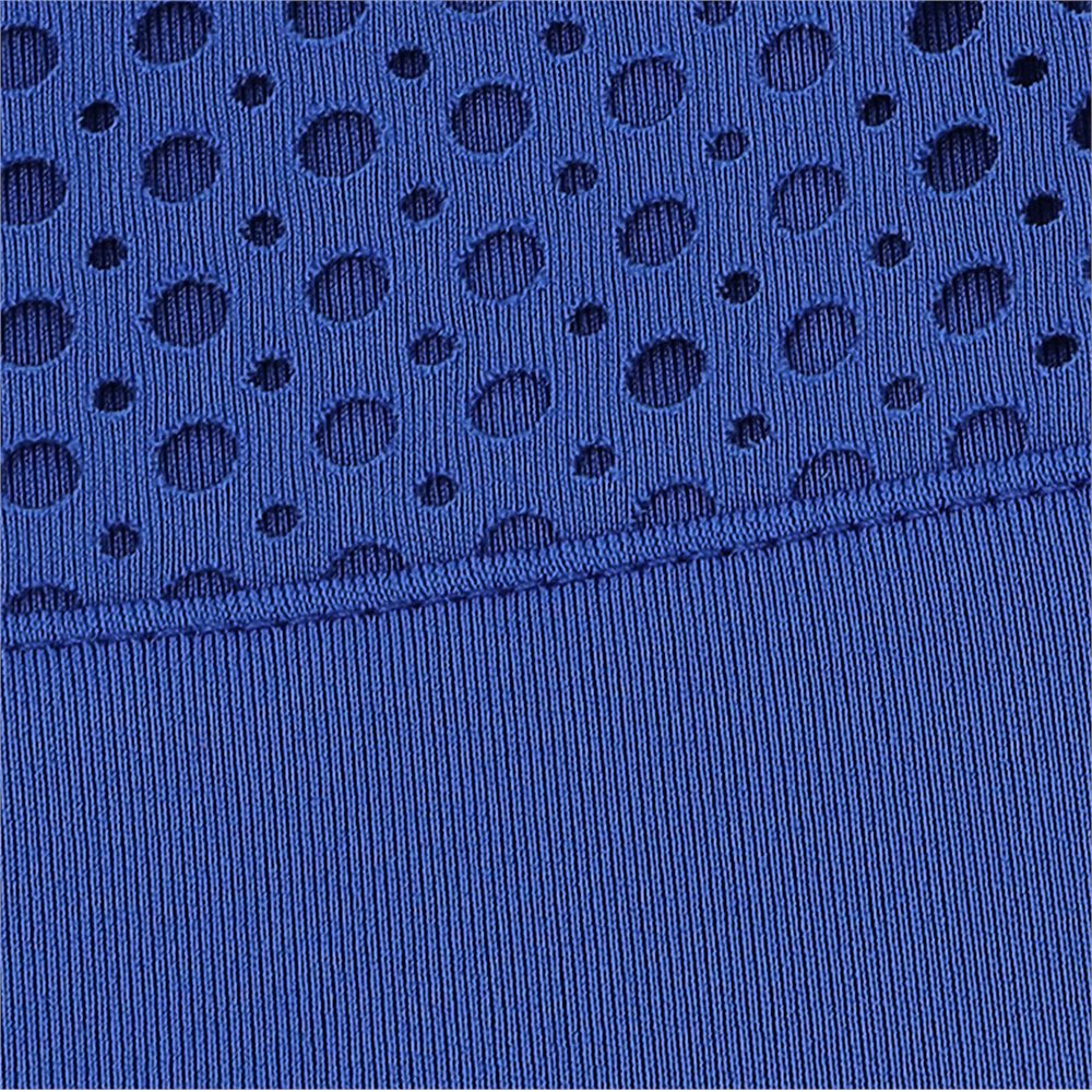 Women's Polyester Interlock 1/4 Zip w/  Eyelet Detail Pullover