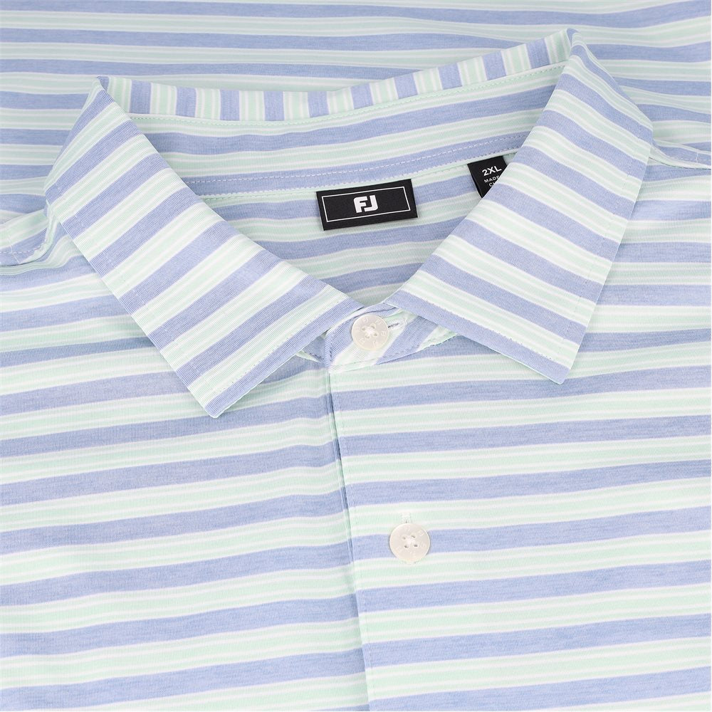 Heather Stripe Lisle Polo - Previous Season