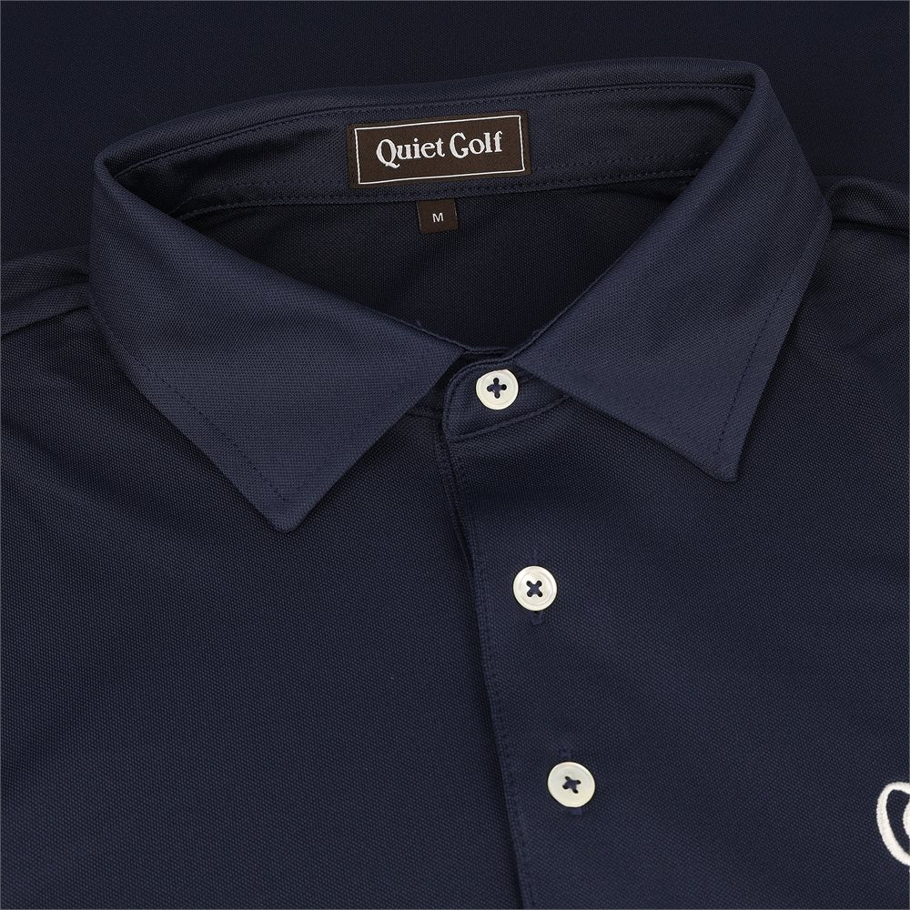 Monogram Long Sleeve Polo