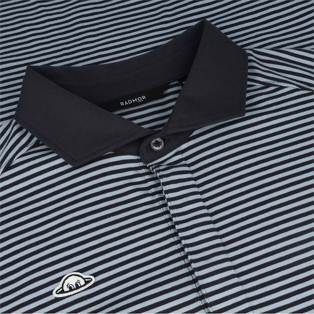 Taylor Pimaformance Microstripe Bobrad Polo