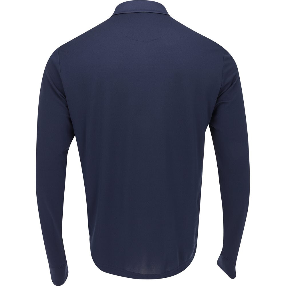 Monogram Long Sleeve Polo