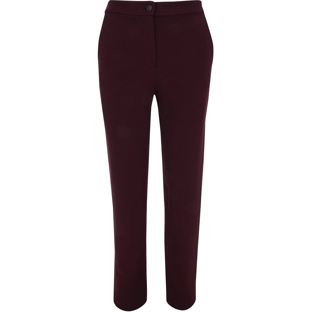 Women's Double Knit Cigarette Leg Trousers