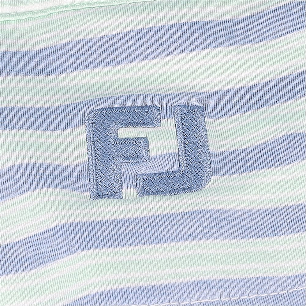 Heather Stripe Lisle Polo - Previous Season