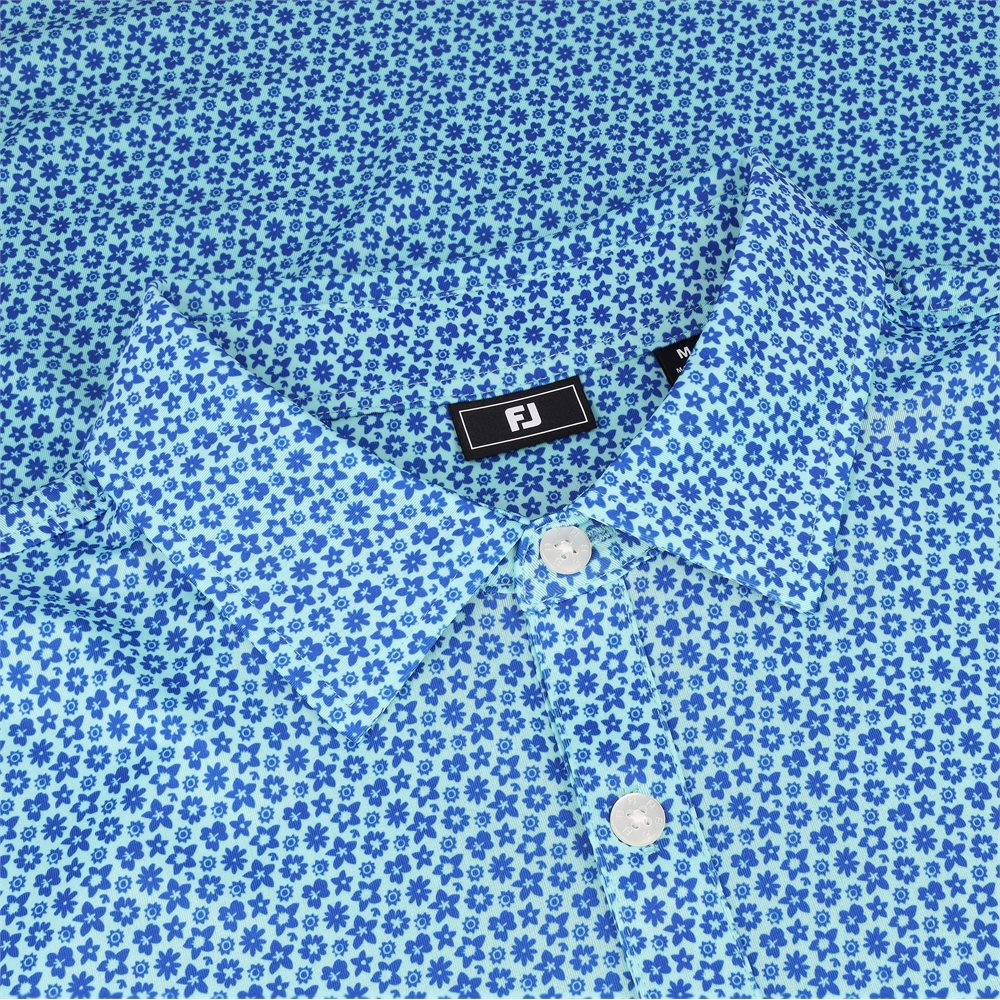 Allover Floral Lisle Polo